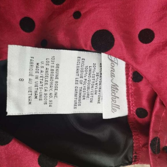 Red Girls' Party Dress (kids' size 8) - BNWT - Picture 4 of 4